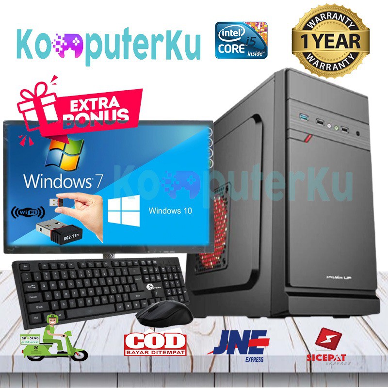 Komputer PC Lengkap Intel Core I5 4570 Ram 8gb HDD 500gb LED 19