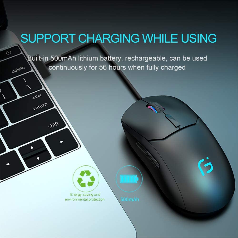 X8 WIRELESS SILENT MOUSE - 2.4 Ghz + Bluetooth 5.0 , DPI , Chargeable