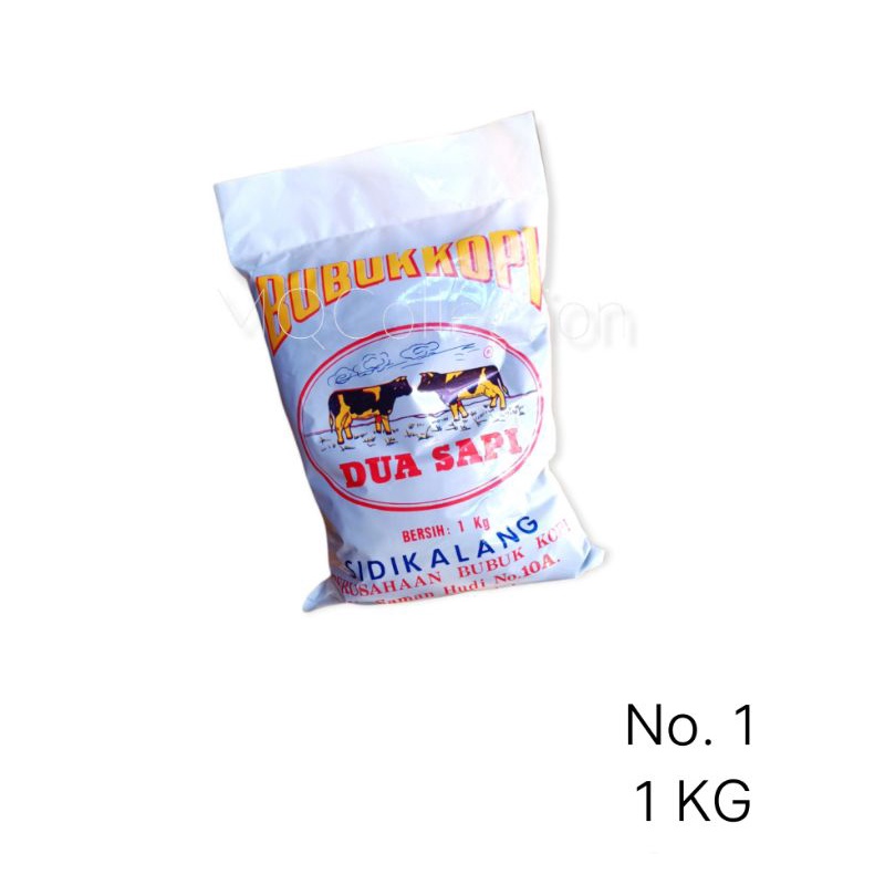 Jual KOPI DUA SAPI HTH Hua Tong 1Kg Kualitas Super Shopee Indonesia