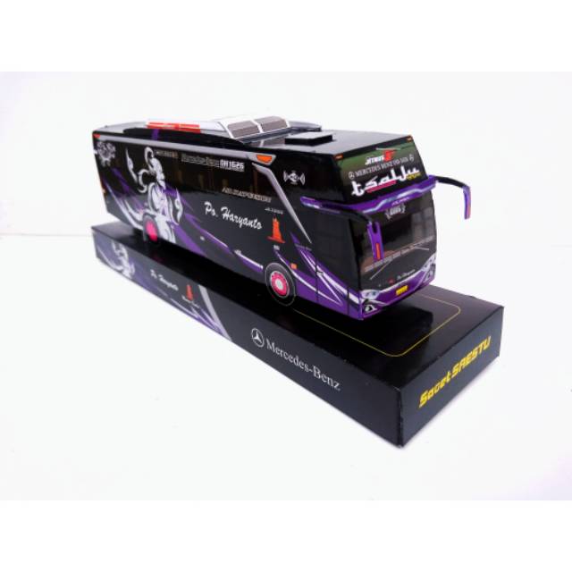 MINIATUR BIS BUS PO. HARYANTO TSALJU HARYANTO MENARA KUDUS
HITAM UNGU MERCEDES-BENZ JETBUS 3