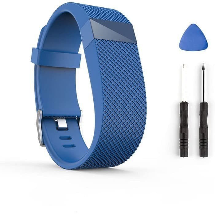 Tali Jam Sport Silicone Strap Band for Fitbit Charge HR Metal Buckle