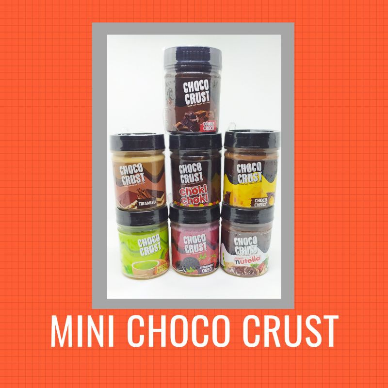 

Denu cokelat choco crust Jar plastik