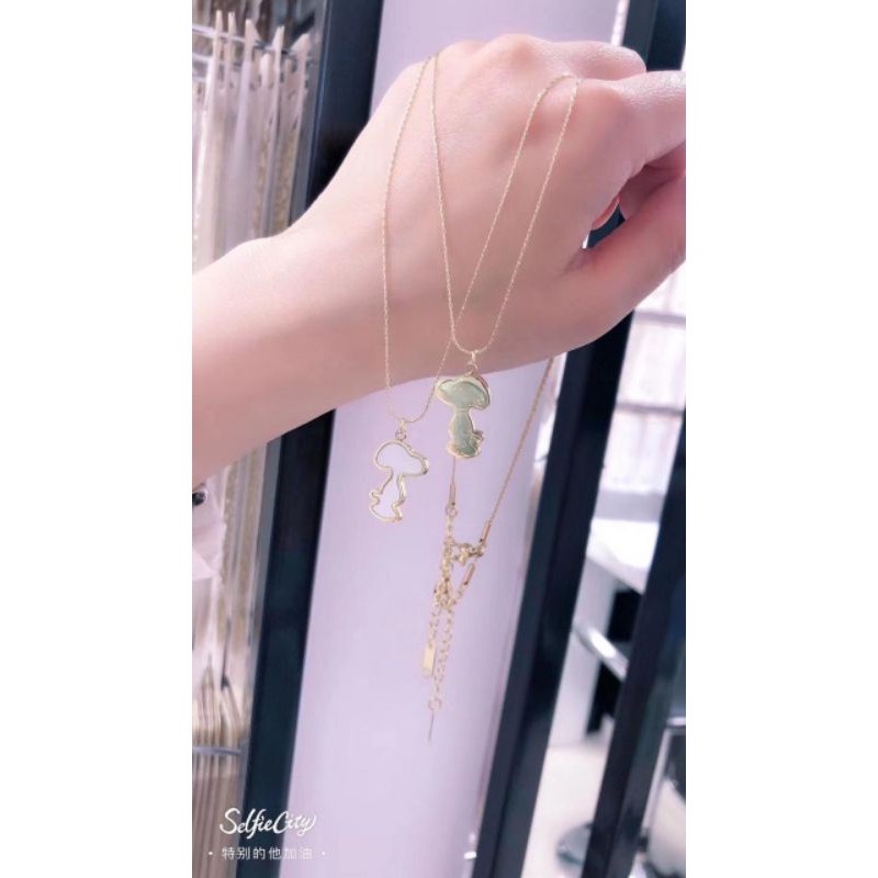 Kalung Snoopy | Kalung Titanium Anti karat dan Luntur | Kalung Wanita | Kalung Cewek