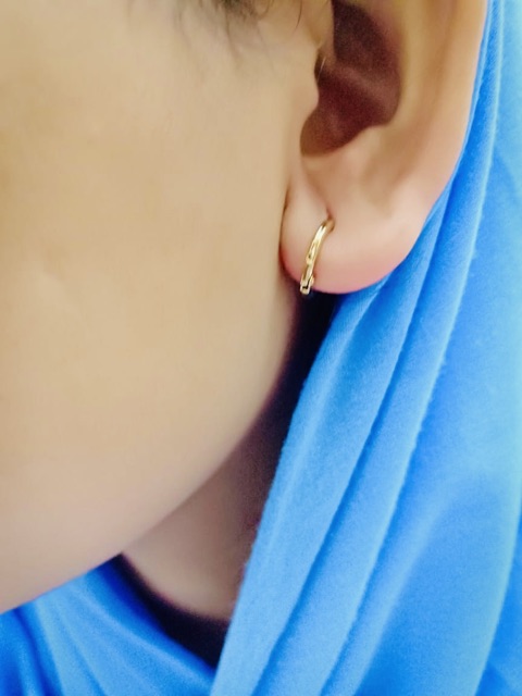 Anting anak / anting ring / yaxiya /xuping / lapis emas