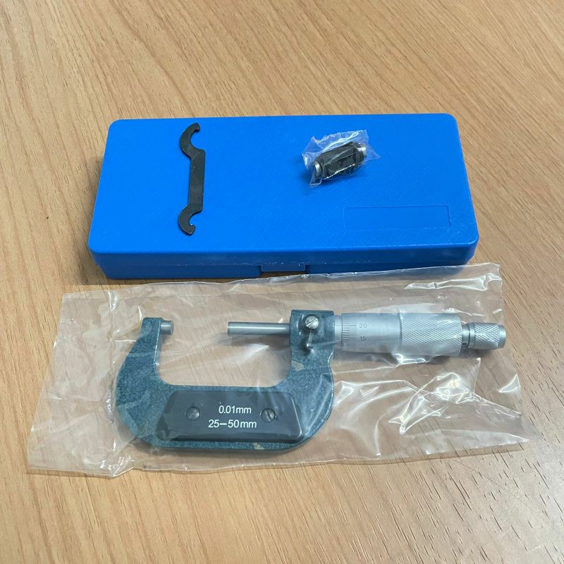 Micrometer Mikrometer Sekrup 0-25 mm 0,01mm Mikrometer