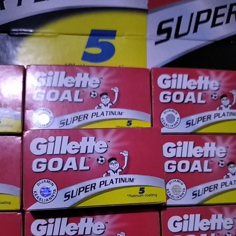 1 lembar Original silet Gillette Goal