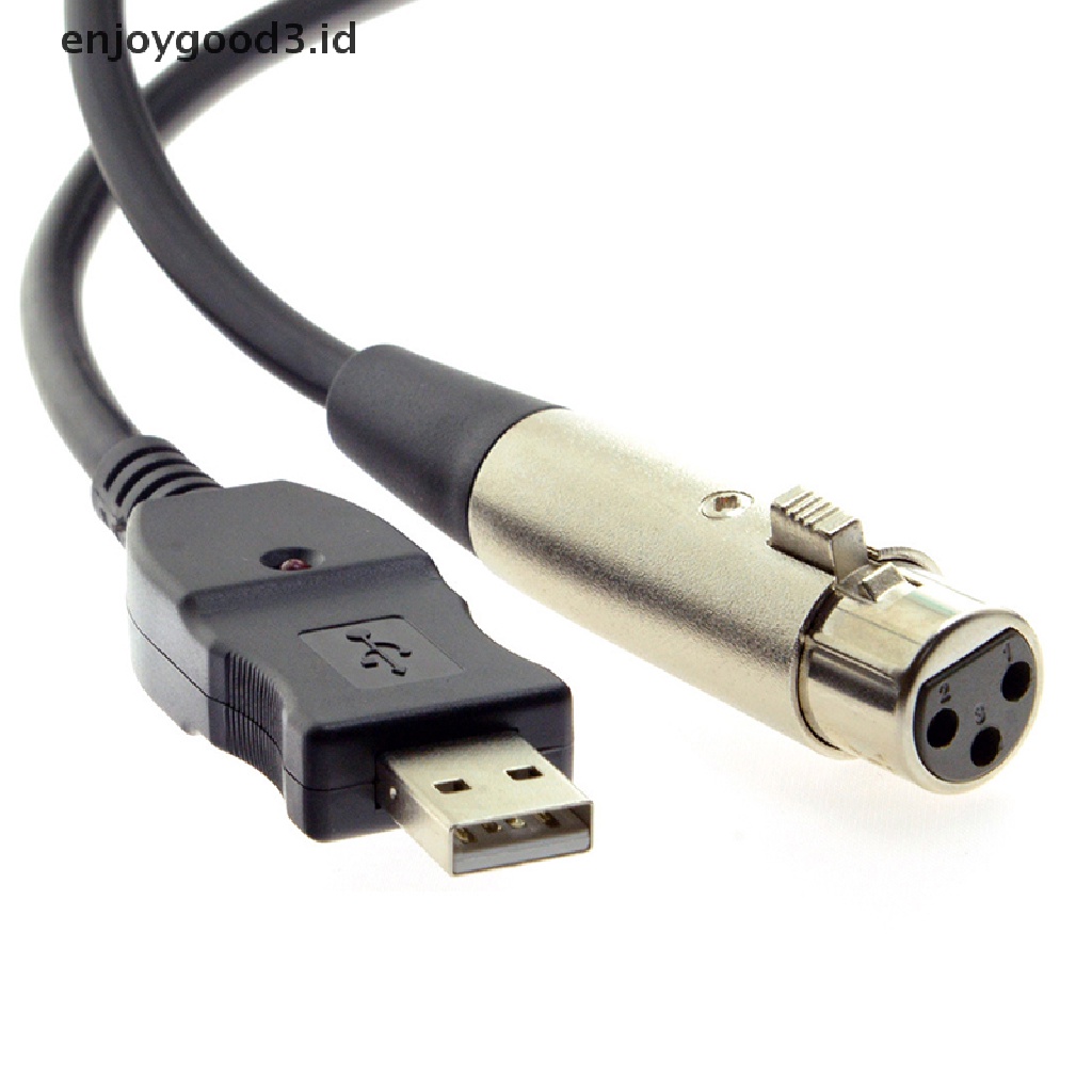 Adapter Xlr Female To Usb Male Panjang 10ft Untuk Mikrofon