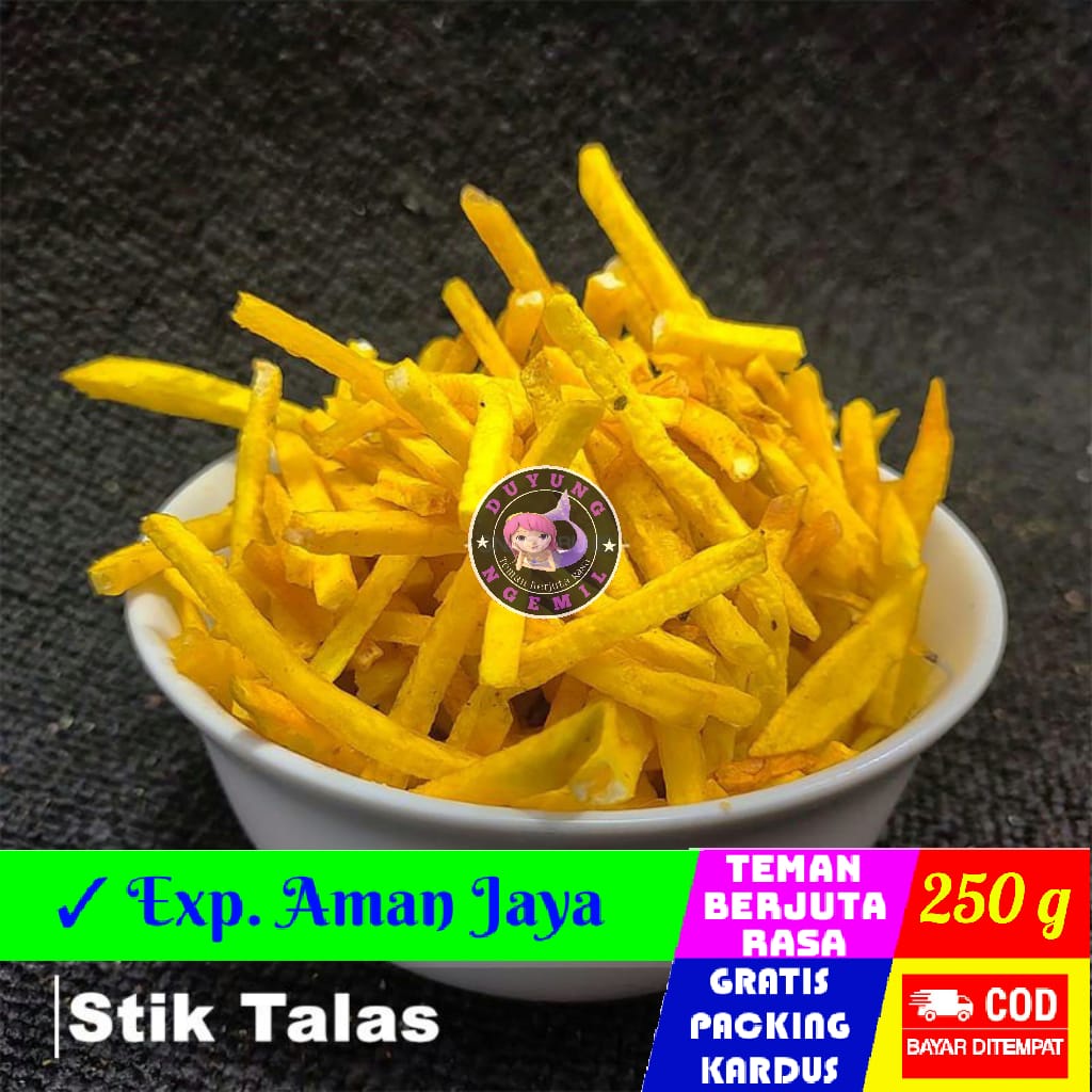 

Stik Talas Original 250g / Talas Stik Cemilan Asli Bogor | Duyung Ngemil - jajanan jadul Jajanan sehat cemilan murah