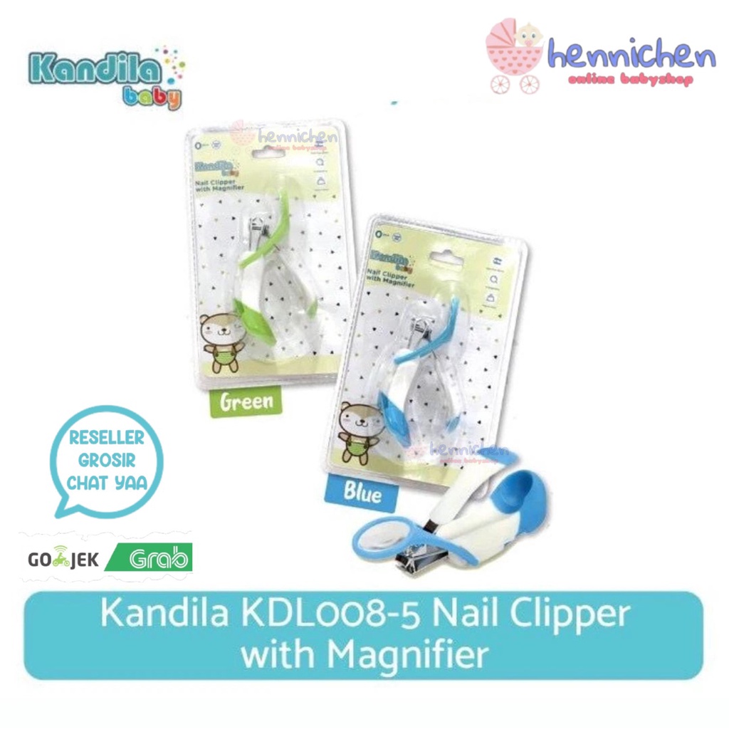 KANDILA BABY NAIL CLIPPER WITH MAGNIFIER KANDILA GUNTING KUKU KDL008-5