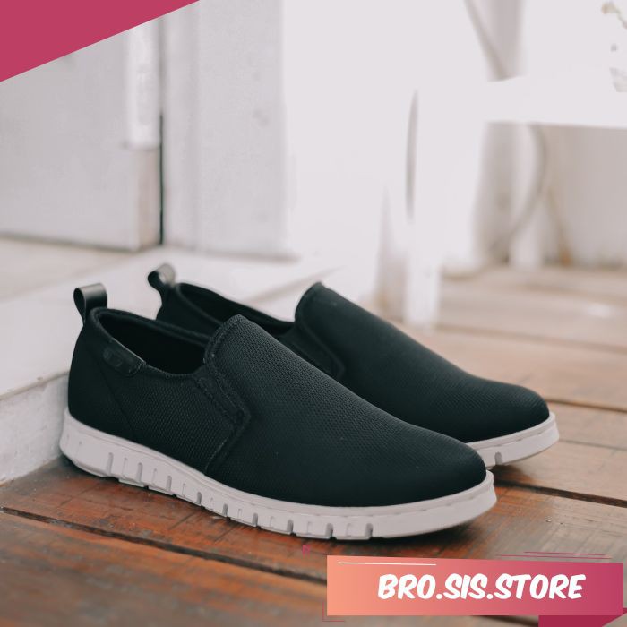 ZELIG BLACK | BROSIS x Navara | Sepatu Sneakers Sepatu Cowok Sneakers Pria Sepatu Kasual