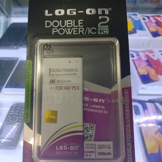 Baterai battery LOG ON HUAWEI Y5 II Y6 L22 HONOR 4A