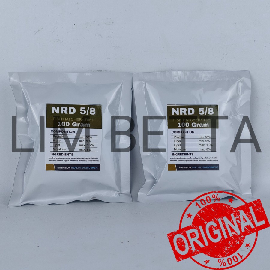 PELET NRD 5/8 KEMASAN 100 GRAM / NRD 500-800 MIKRON