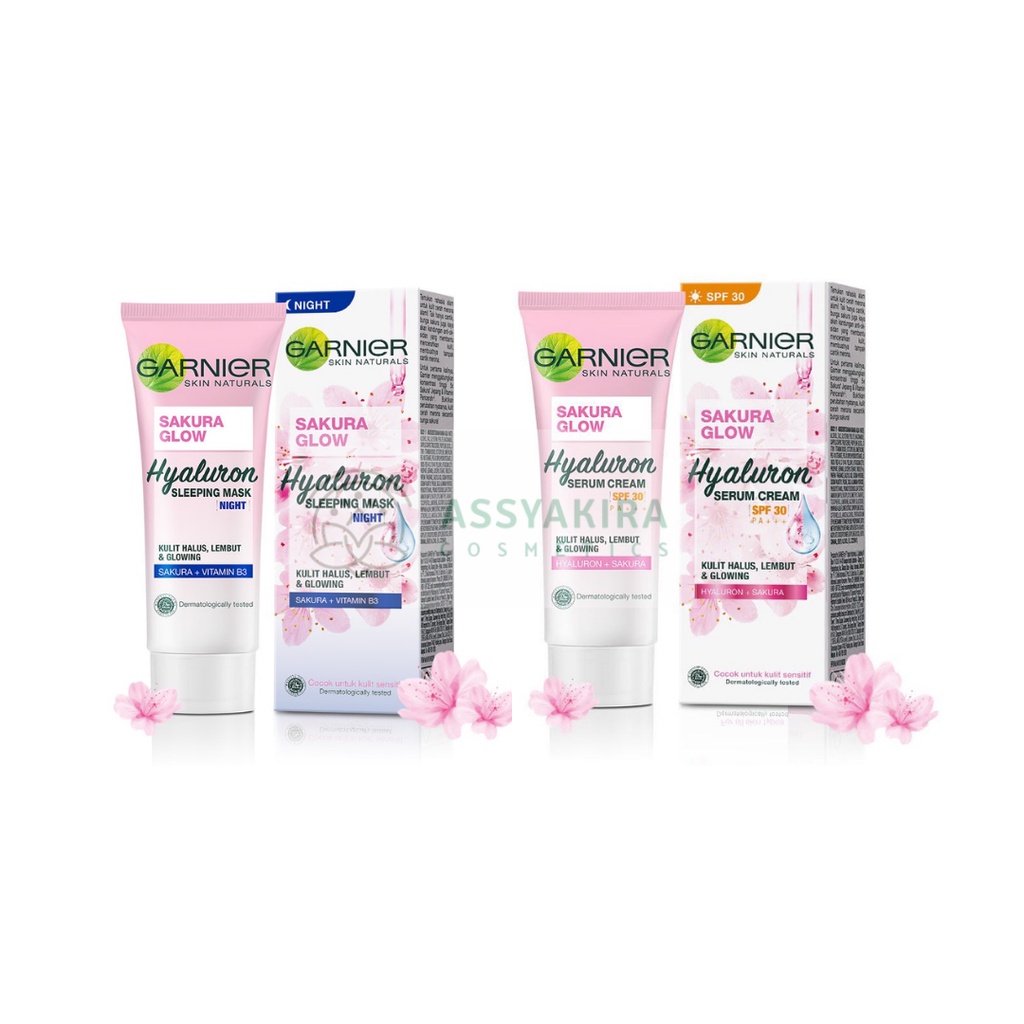 Garnier Sakura White UV Day Cream | Garnier Sakura Glow Whitening Serum Day Cream SPF 30 | Garnier Sakura White Night Cream