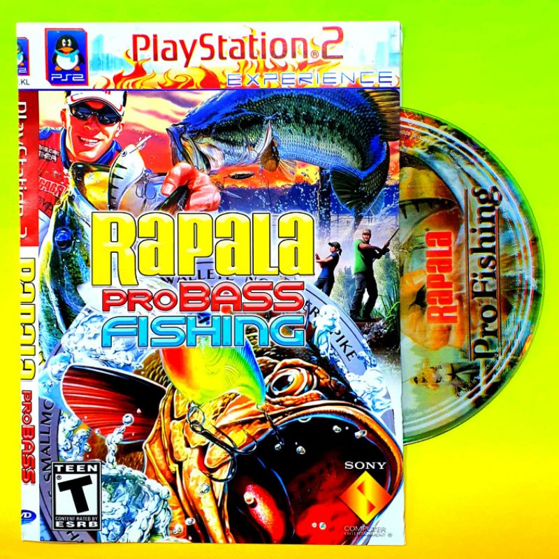 KASET VIDIO GAME PS2 RAPALA PROBASS FISHING TERBARU - VIDIO GAME PLAYSTATION 2 TERLARIS - GAME RAPAL