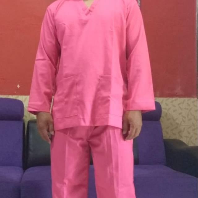 BAJU OK PETUGAS MEDIS PERAWAT LENGAN PANJANG