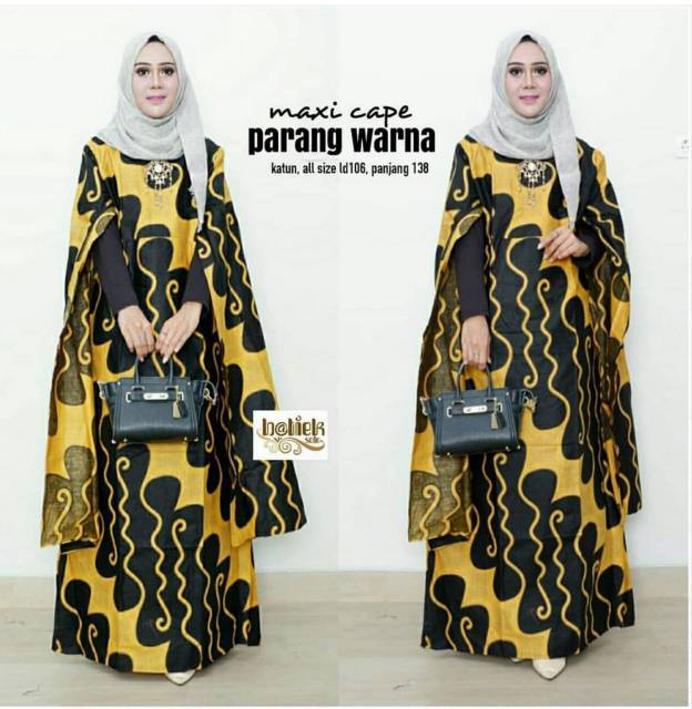 Maxy cape parang warna