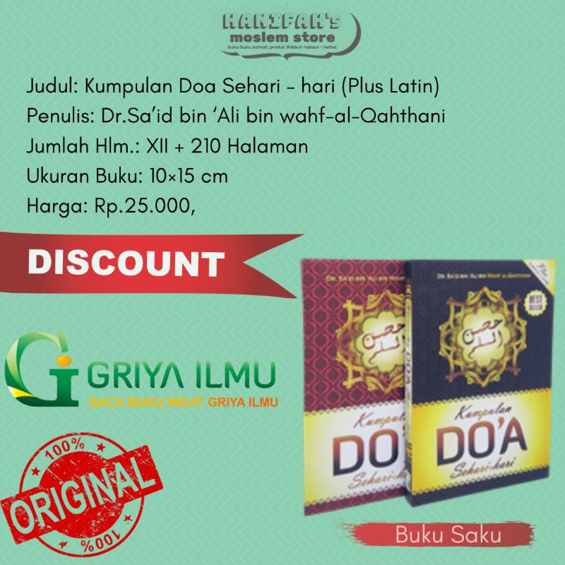 Kumpulan Doa Sehari Hari Latin Sesuai Sunnah Griya Ilmu