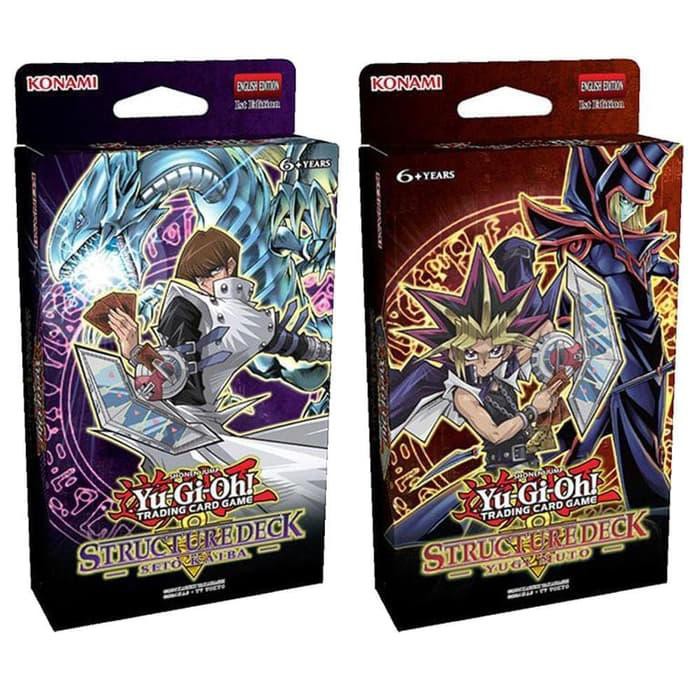 Play Card Yugioh Structure Deck Yugi Muto Seto Kaiba Kartu Shopee Indonesia