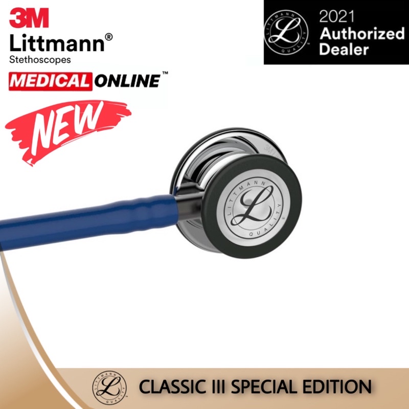 3M STETOSKOP LITTMANN CLASSIC III NAVY BLUE MIRROR FINISH 5863 LITMAN CLASSIC 3 MEDICAL ONLINE