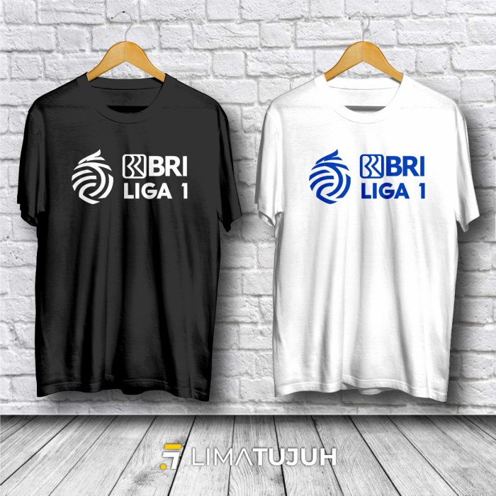 Kaos Bola BRI LIGA 1 Logo Kecil Premium