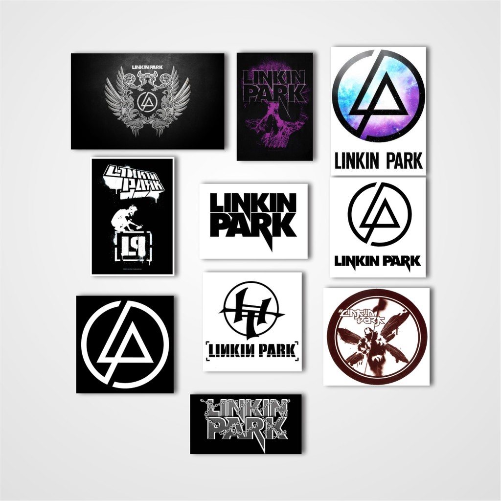 Stiker Band Linkin Park Sticker Pack 12 Pcs Shopee Indonesia