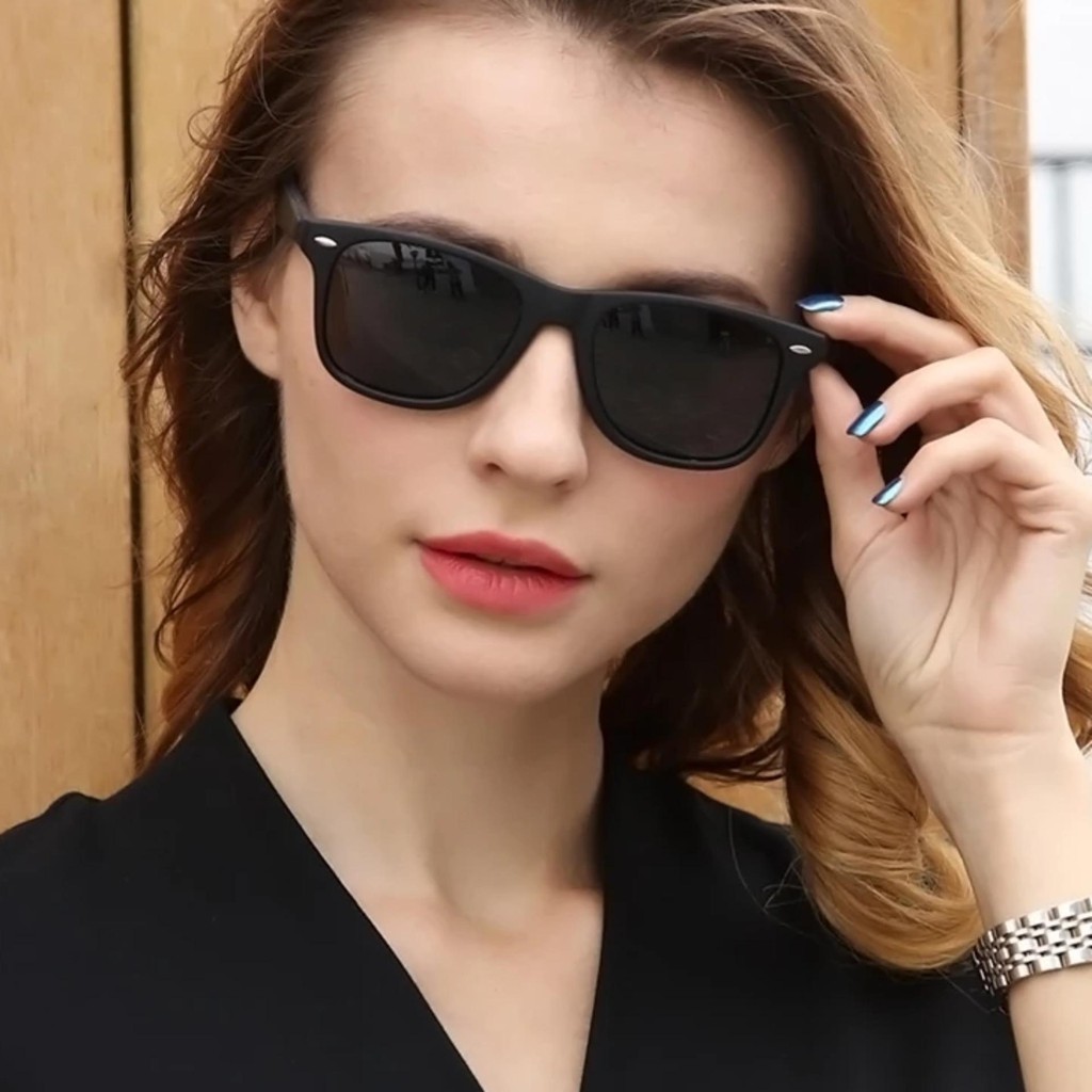 Terbaru Kacamata PWG Kotak Pria Wanita Kacamata Hitam kacamata fashion Sunglasses Aviator Free Case