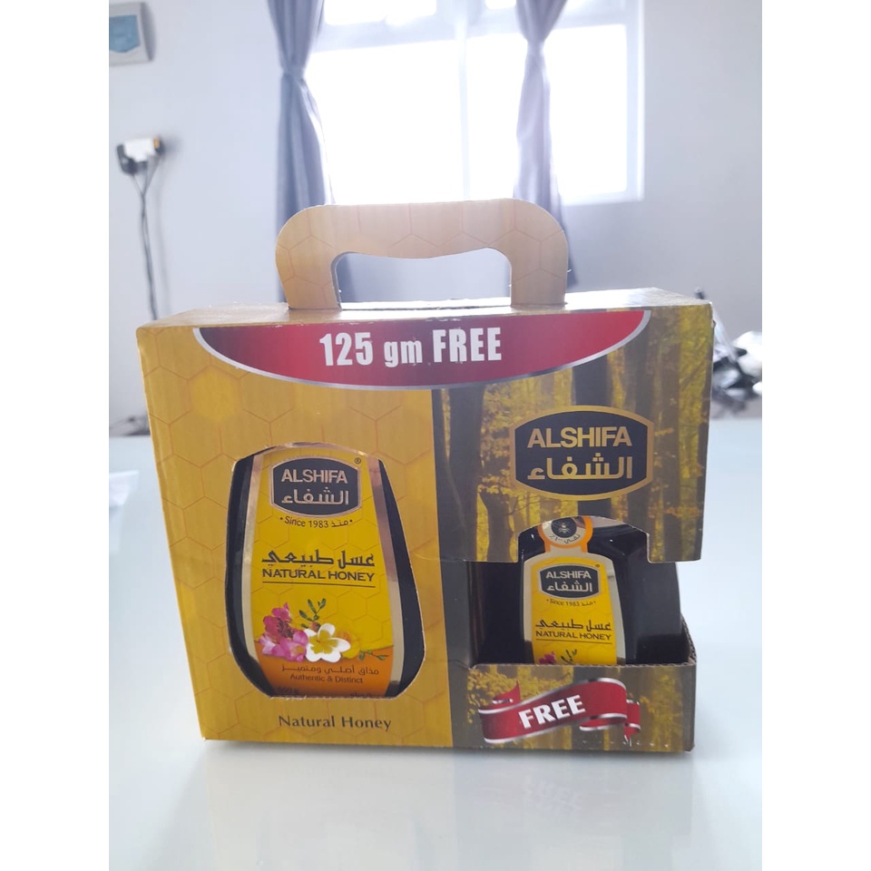 

Madu Al Shifa 500gr Free 125gr / Alshifa 500 gr Free 125 gr Natural Honey