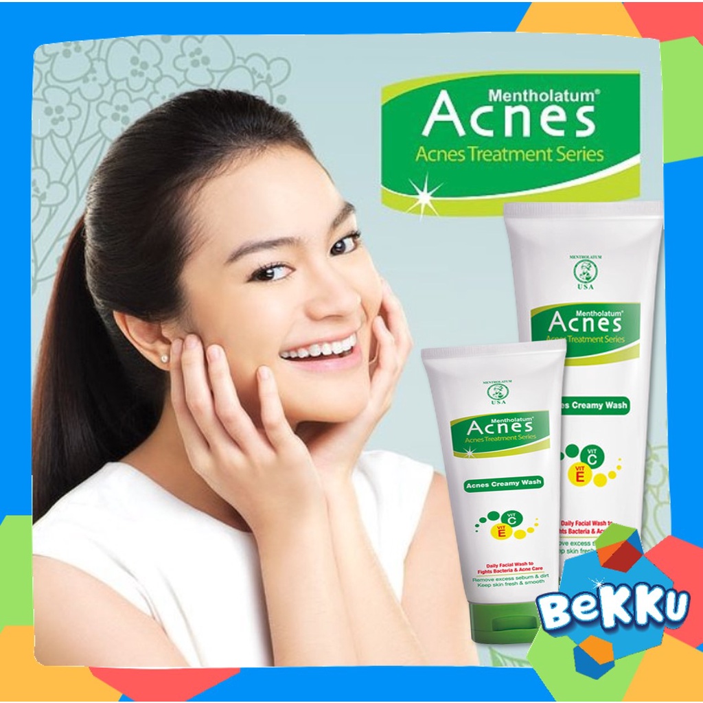 Jual ACNES CREAMY WASH 50gr & 100gr / ACNES SABUN WAJAH / SABUN JERAWAT ...