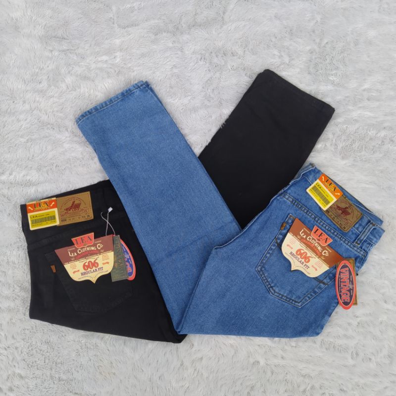 celana jeans pria standar 606 reguler .terlaris