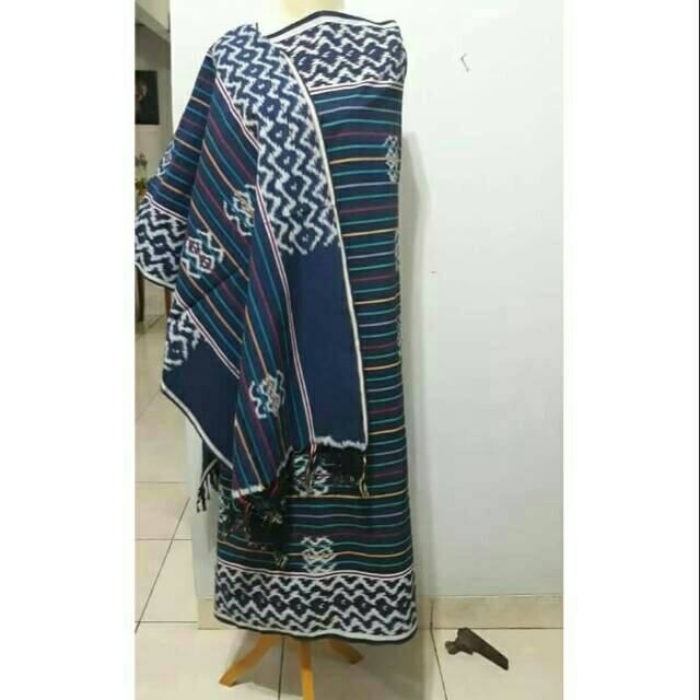 Kain Tenun Etnik Karo ukuran 120 cm x 250 cm