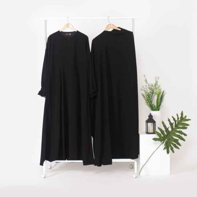 Gamis Set Khanza by HitamHitamSyari