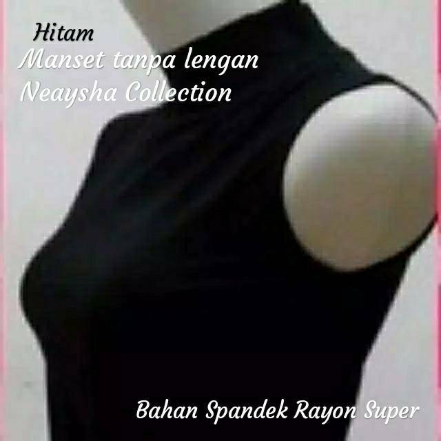 Manset buntung manset lekbong manset tanpa lengan bahan spandek rayon super