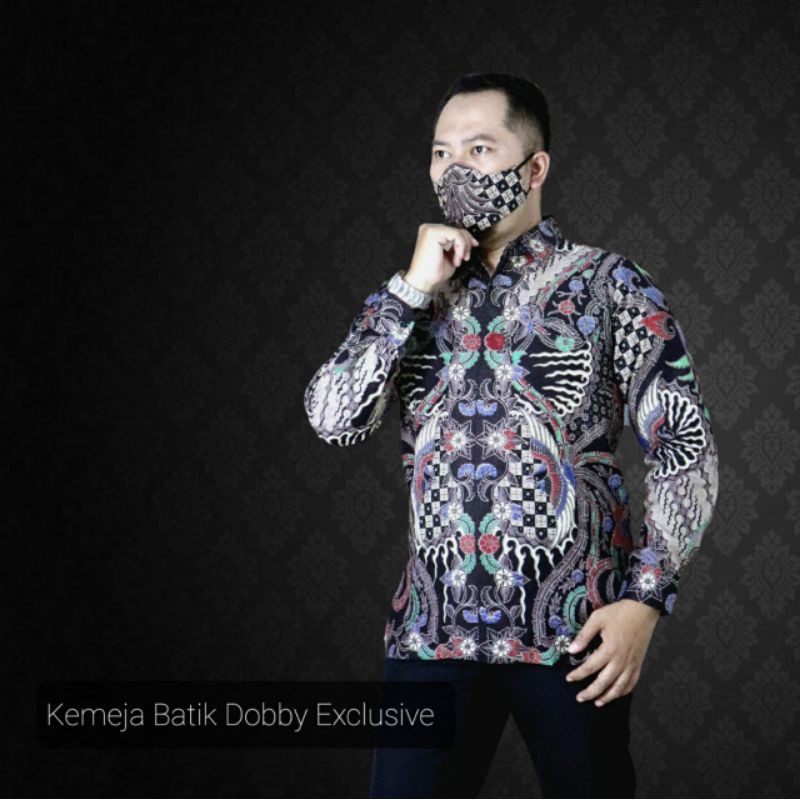 Kemeja batik dobby terbaik dengan tekstur halus dan adem