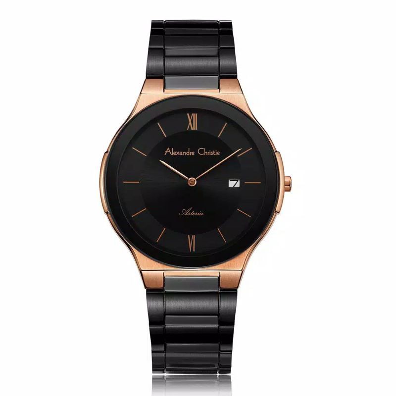 Alexandre Christie AC8612 AC 8612 8612 original hitam rosegold pria