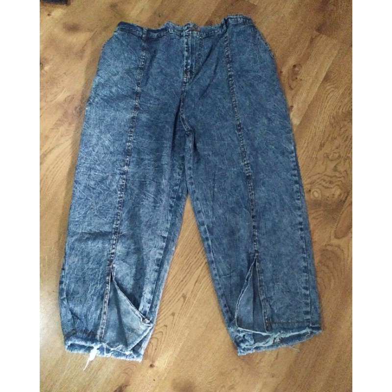 BOYFRIEND JEANS JUMBO / Baggy Pants  Jumbo Jeans Denim | Boyfriend  Denim Jumbo XL Fit XXL Murah