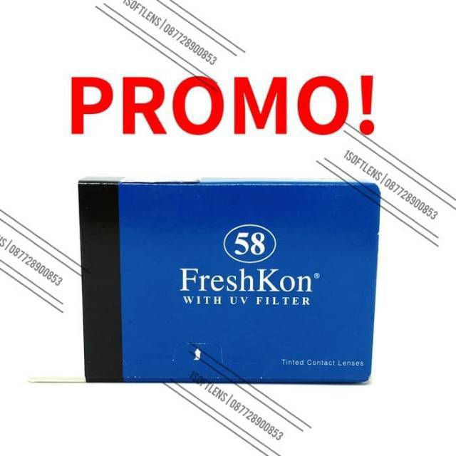 Freshkon 58 Softlens bening bulanan Monthly