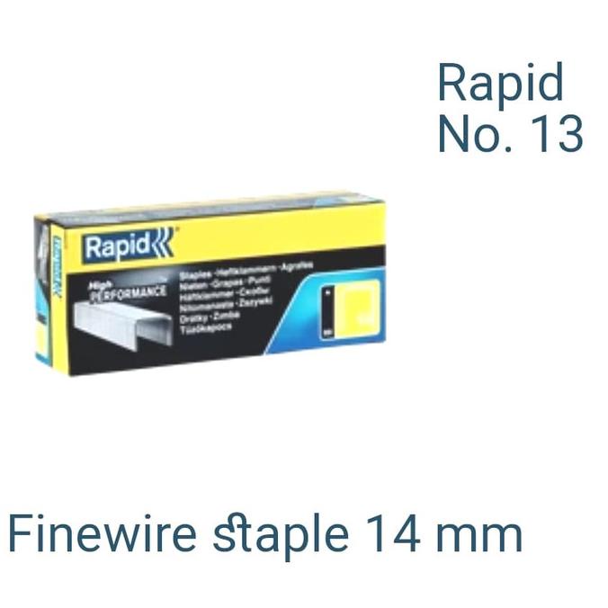 

Grosir Isi Staples No.13/14Mm Rapid Galvanised 5000Pcs/Pack