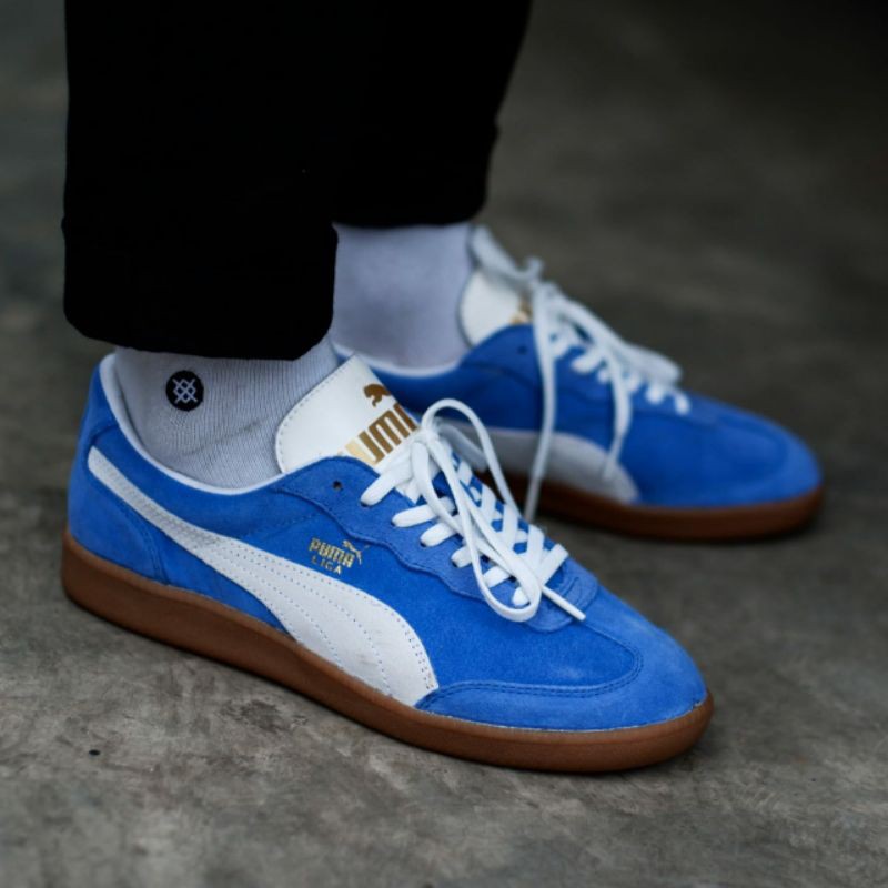 SEPATU ORIGINAL MURAH PUMA LIGA BLUE WHITE GUM