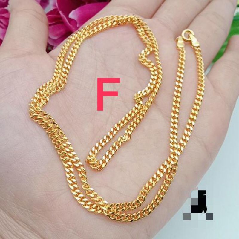 ready kalung lapis emas gold kait s