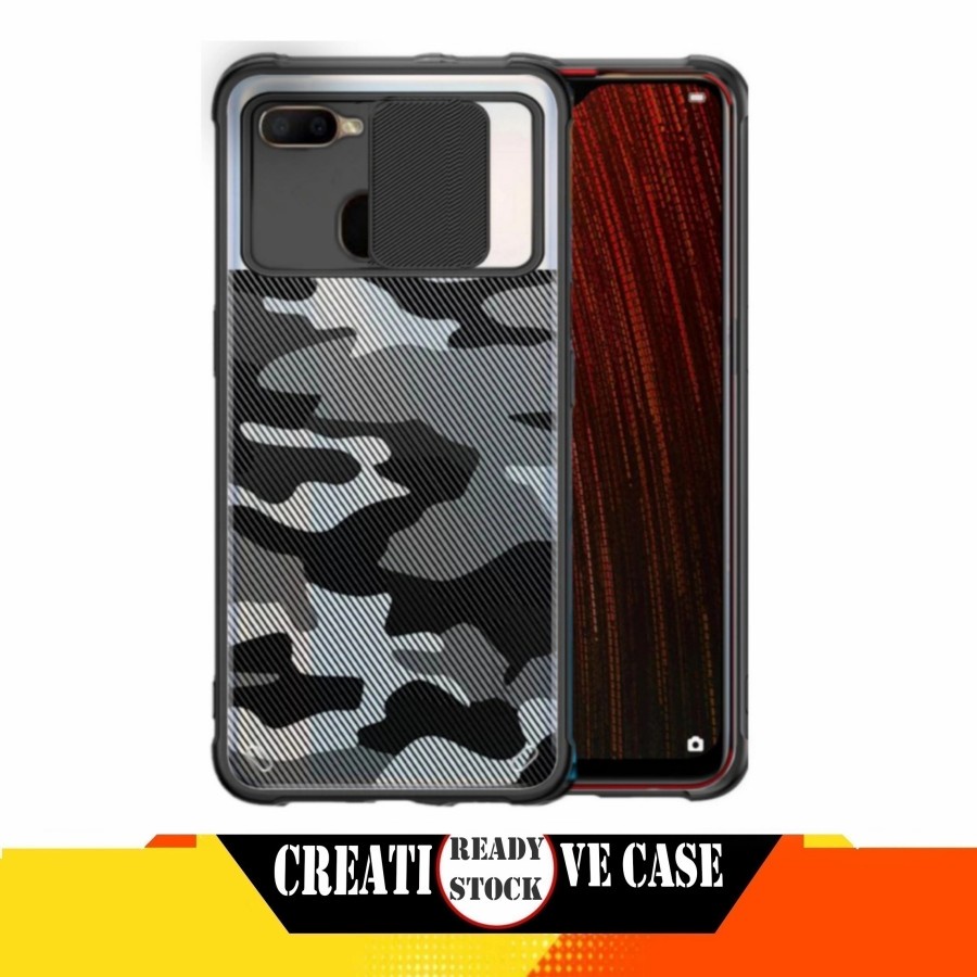 Case Oppo A5S / OPPO A3S / OPPO A7 / OPPO F9 / OPPO A11K/ OPPO A12 Fusion Sliding Army Protector