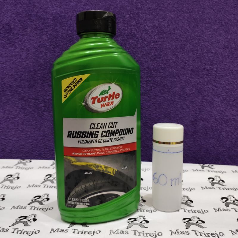 Jual Turtle Wax Clean Cut Rubbing Compoun   d (Kemasan REPACK 60 mL