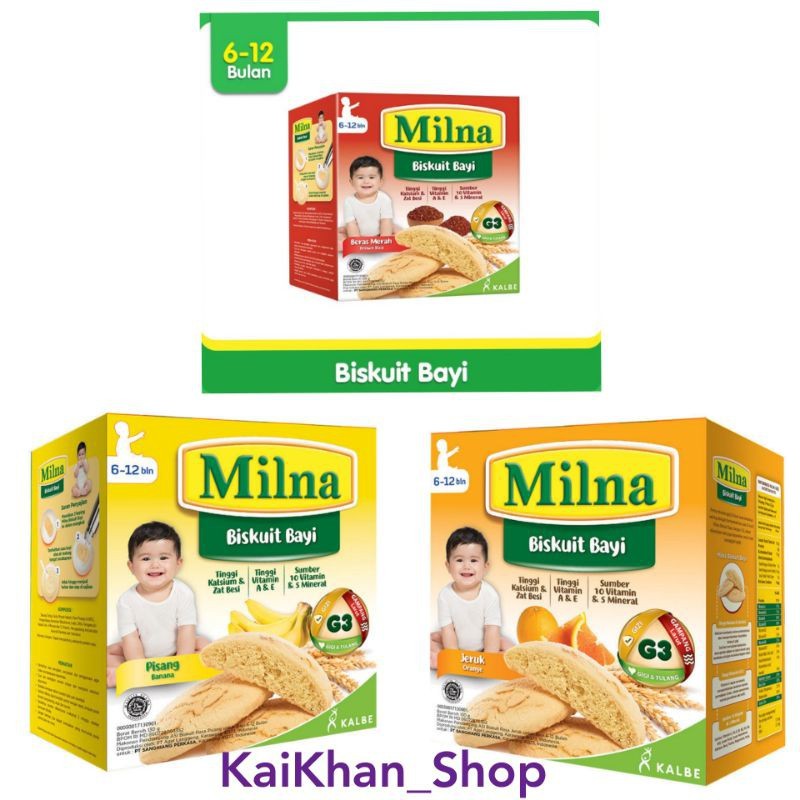 MILNA Biskuit Bayi Box - 130gr