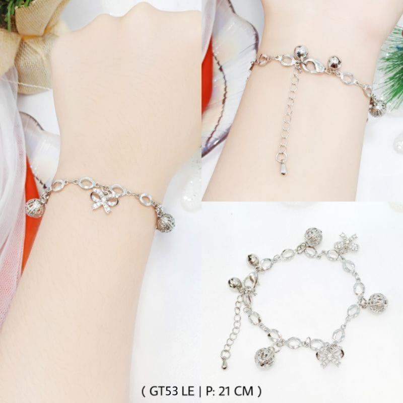 Gelang tangan wanita model pita aksesoris fashion HS0181