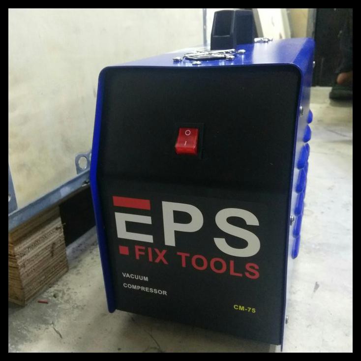 TERBARU MESIN VAKUM LAMINATING PRESS LCD VACUUM 12" HITAM + KOMPRESOR SILENT 