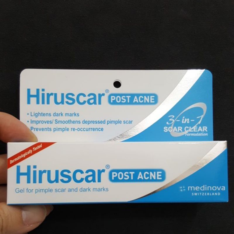 HIRUSCAR Post Acne 10g obat jerawat dan bekas hitam