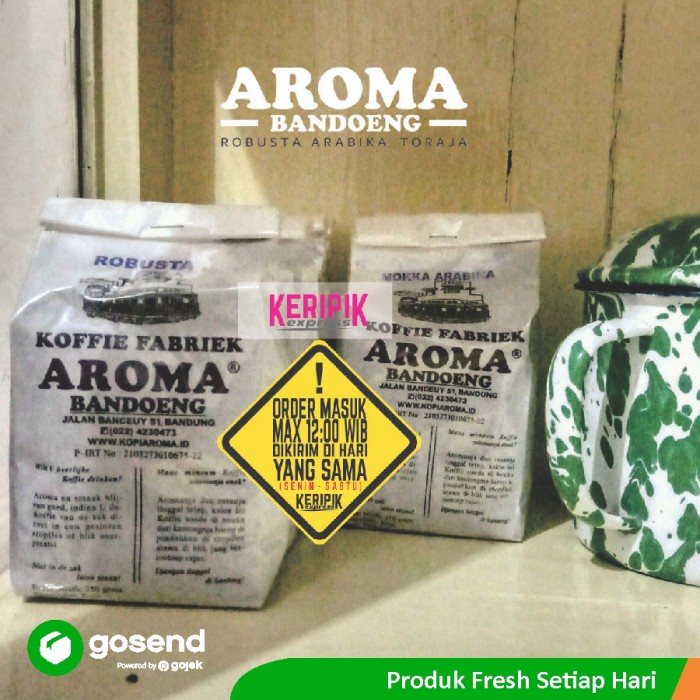

(BISA COD) Kopi Aroma Moka Arabika Robusta Bandung murah - Robusta, Kasar
