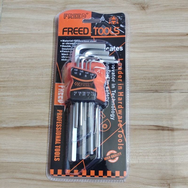 FREED kunci L set 9pcs heavy duty