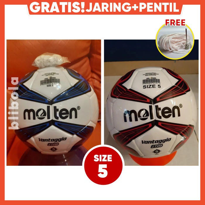 Bola sepak Molten size 5 / bola kaki