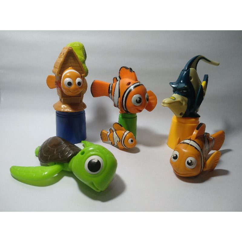 Finding Nemo Happy Meal Mcdonalds Dory Mcd Ikan Rare Fish Pixar Disney Jadul Retro Antik Under Water