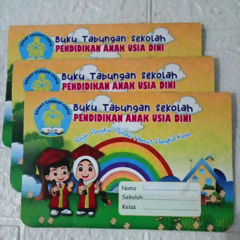 

BUKU TABUNGAN SEKOLAH PAUD UNIK DAN LUCU